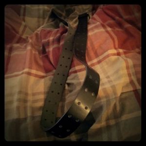 A XL black belt used twice